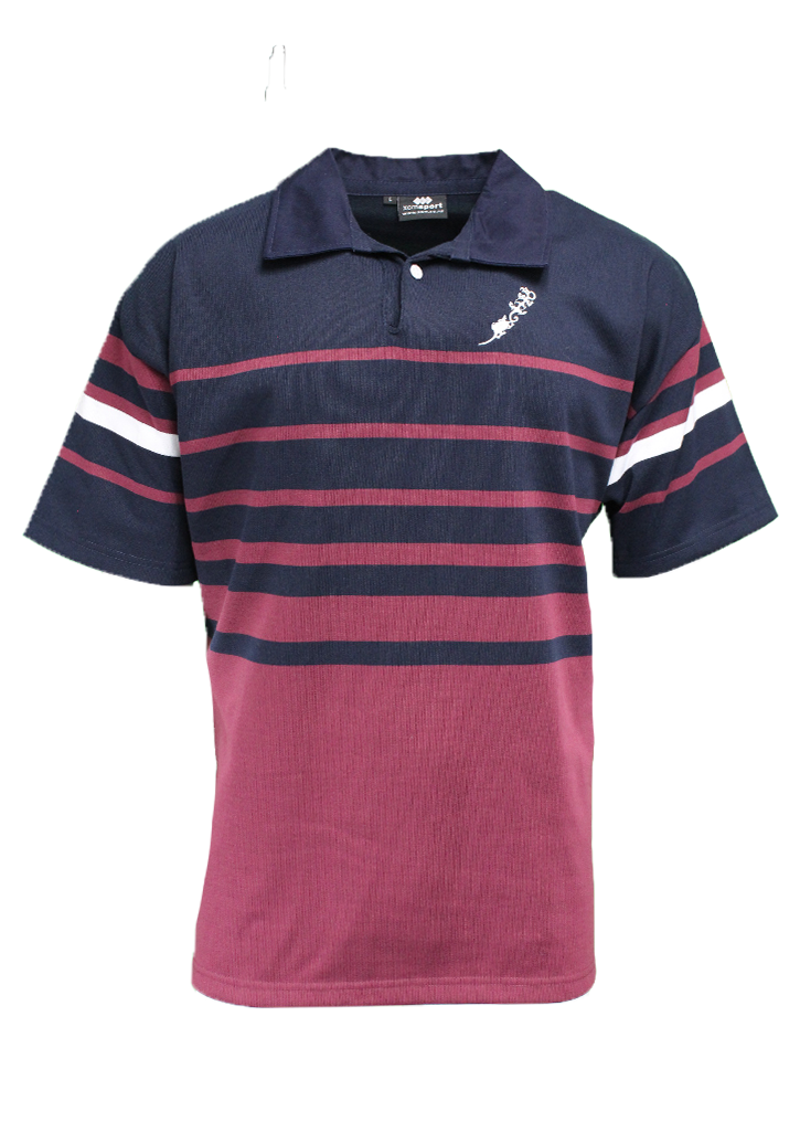 Pleasant Point Primary Senior Rugby Navy/Maroon/White"Winter weight"
